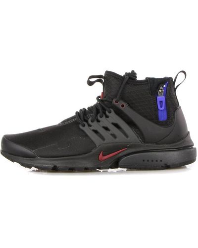 Nike Mid utility sneakers schwarz/rot/blau