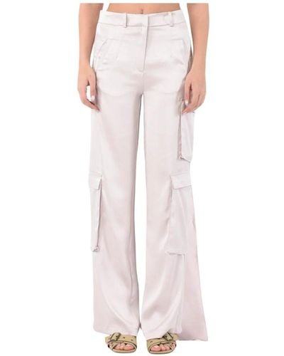ACTUALEE Wide trousers - Pink