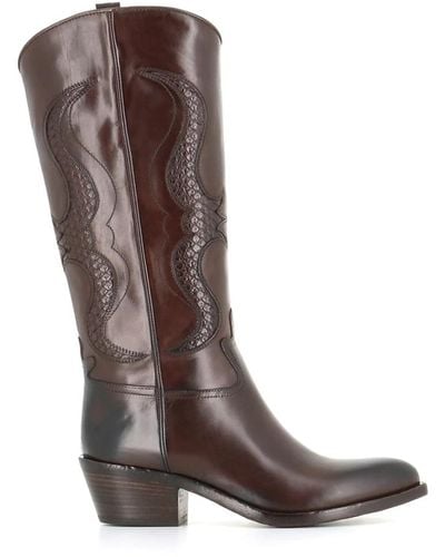 Sartore Shoes > boots > cowboy boots - Marron