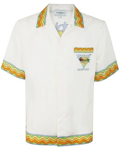 Casablancabrand Short Sleeve Shirts - Yellow