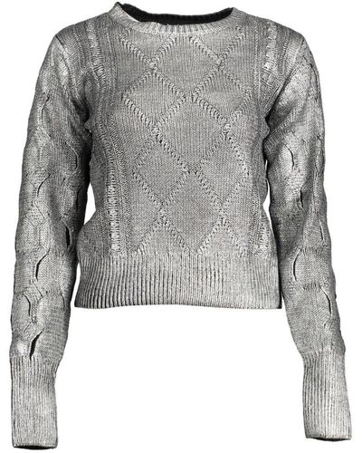 Desigual Round-neck knitwear - Gris