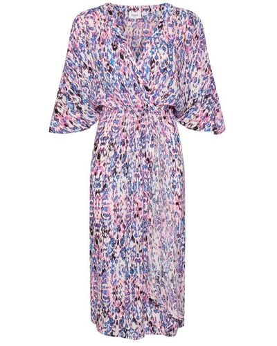 Saint Tropez Dresses > day dresses > wrap dresses - Violet