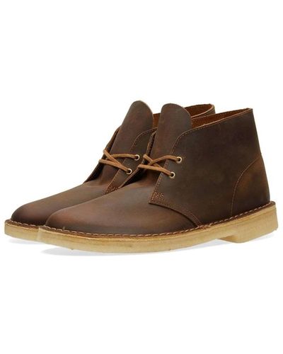 Clarks Lace-Up Boots - Brown