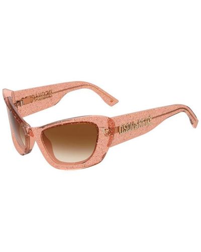 DSquared² Stylische sonnenbrille mit vintage-flair - Pink