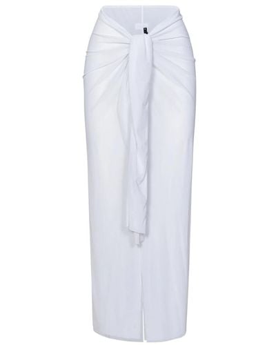 Fisico Maxi skirts - Blanco