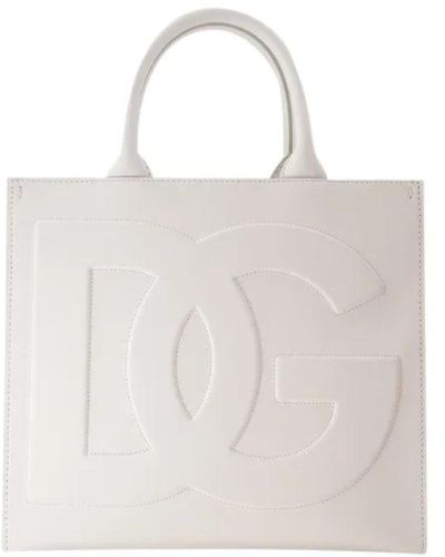Dolce & Gabbana Tote Bags - White