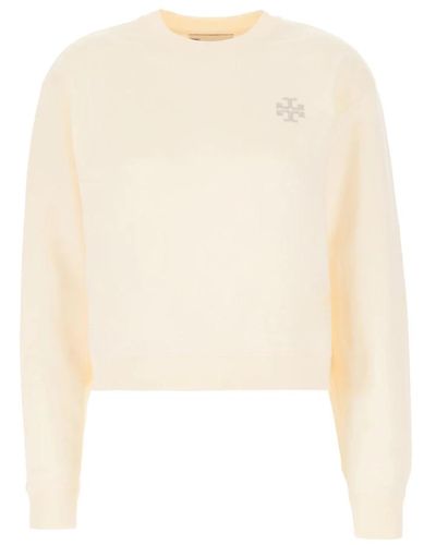 Tory Burch Accogliente felpe sweatshirt per donne - Bianco