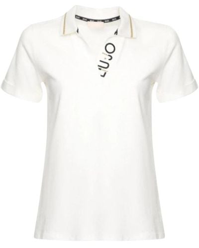Liu Jo Polo Shirts - White