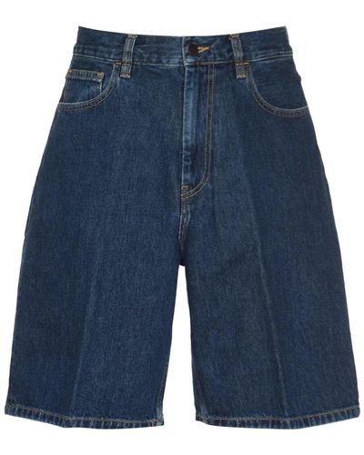 Carhartt Denim shorts für den modernen n - Blau