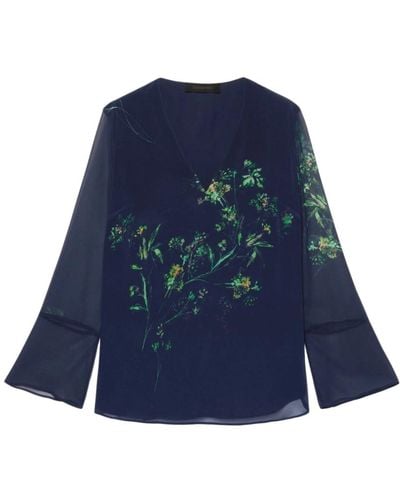 Elena Miro Blouses shirts - Blau