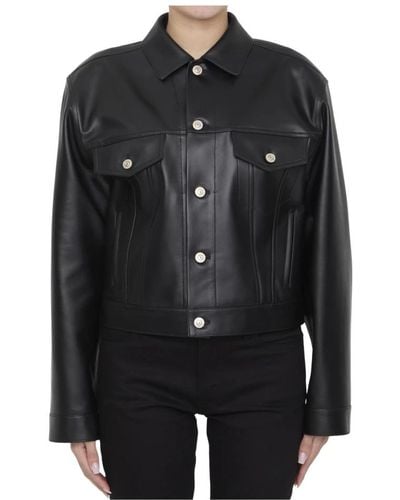 Balenciaga Jackets > leather jackets - Noir
