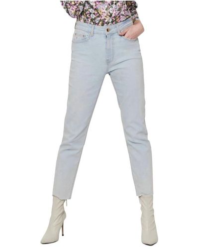ONLY W Emily Life Crop Jeans - Blau