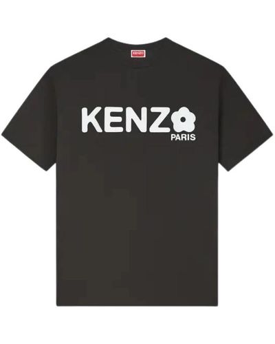 KENZO Stylisches oversized t-shirt - Schwarz