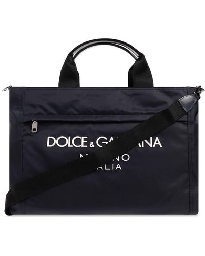 Dolce & Gabbana Shopper-tasche mit logo - Schwarz