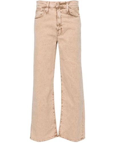 Mother Boot-Cut Jeans - Natural