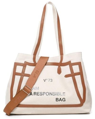 V73 Shoulder Bags - Natural