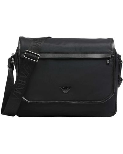 Emporio Armani Messenger Bags - Black