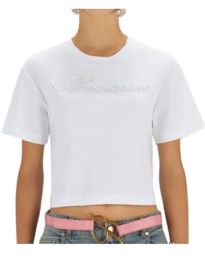 Blumarine Stilvolle t-shirts und polos - Weiß