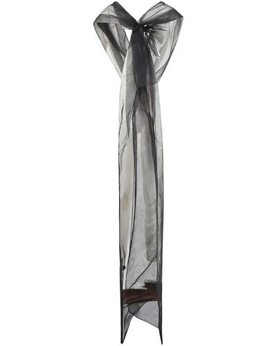 Maison Margiela Abito elegante con stole - Metallizzato