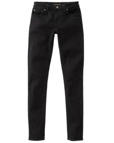 Nudie Jeans Vaqueros ajustados - Negro