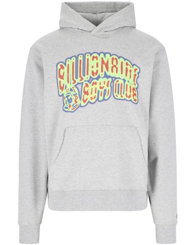 Billionaire Er Pullover mit Multicolor-Logo-Print - Grau