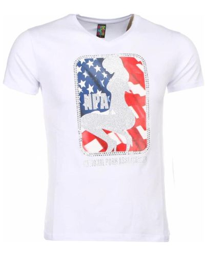 Local Fanatic Cooler druck auf kleidung npa - t-shirt - 1414w - Weiß