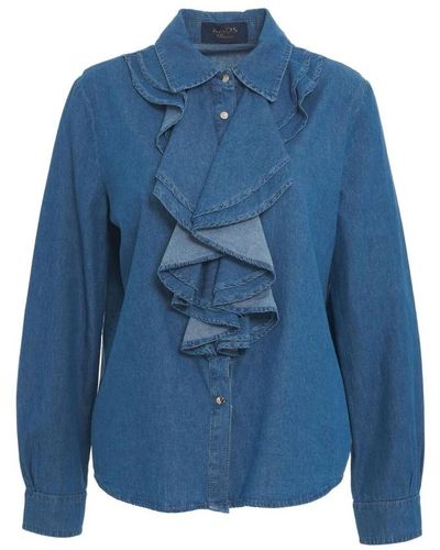 Kaos Blouses & shirts > denim shirts - Bleu