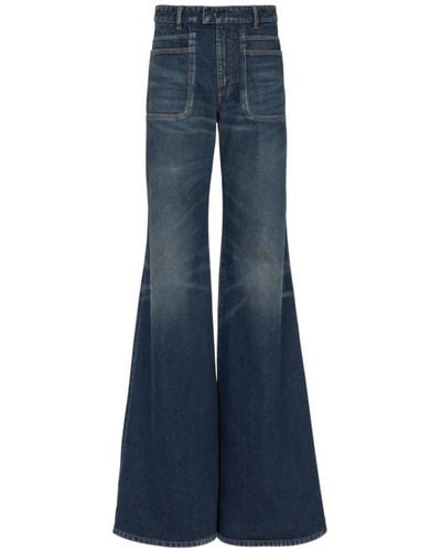 Balmain Jeans a zampa - Blu