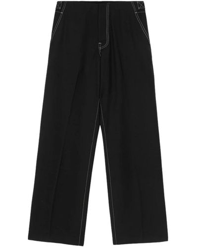Roberto Collina Trousers > straight trousers - Noir