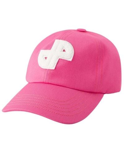 Patou Gorra rosa de algodón - unisex