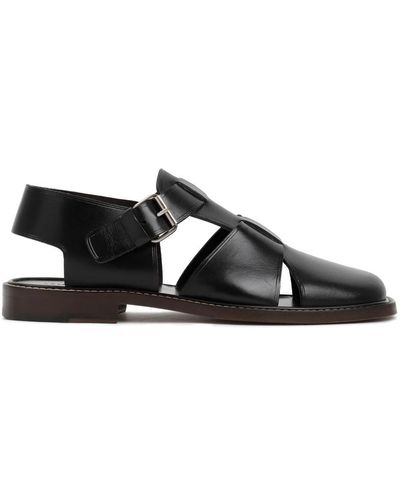 Lemaire Flat Sandals - Black