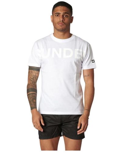 Sundek T-shirt con logo - Bianco