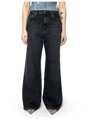 Acne Studios Denim negro vintage - jeans clásicos y versátiles - Azul