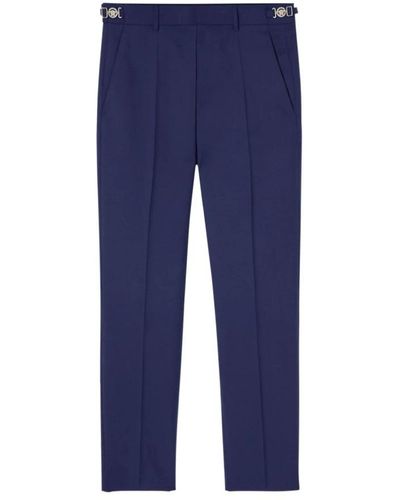 Versace Trousers > suit trousers - Bleu