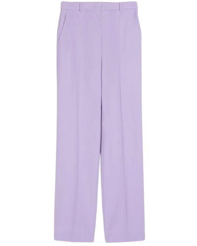 Max Mara Trousers > straight trousers - Violet