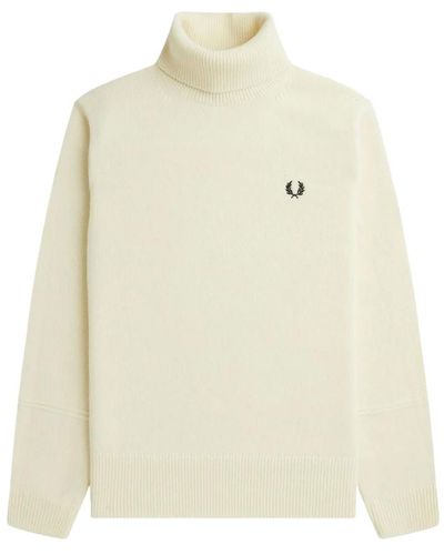 Fred Perry Pullover - Weiß