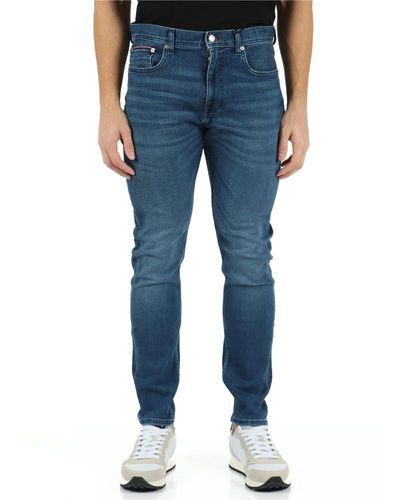 Tommy Hilfiger Pantalone jeans cinque tasche houston slim taper fit - Blu