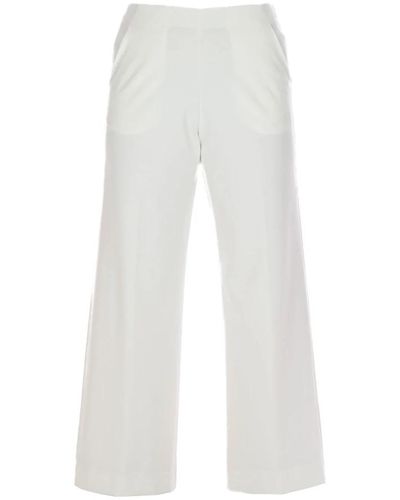 Vicario Cinque Trousers > wide trousers - Blanc