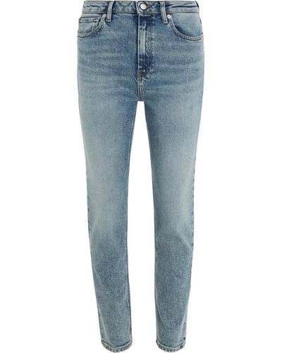 Tommy Hilfiger Jeans slim in denim chiaro per donna - Blu
