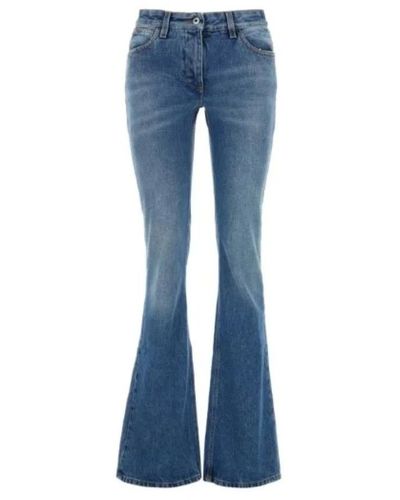 Off-White c/o Virgil Abloh Boot-cut Jeans - Blau