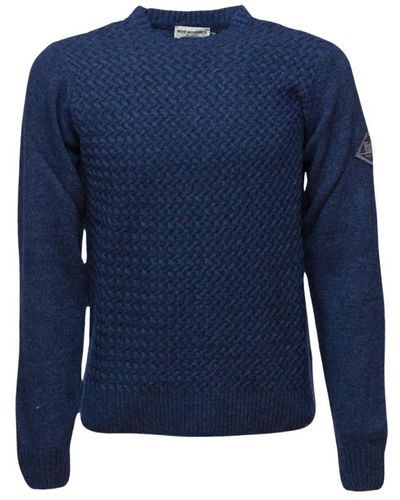 Roy Rogers Knitwear > round-neck knitwear - Bleu