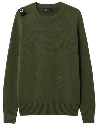 Ma Strum Round-Neck Knitwear - Green