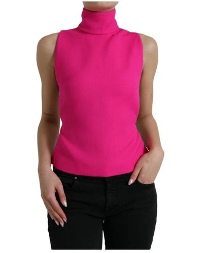 Dolce & Gabbana Sleeveless tops - Pink