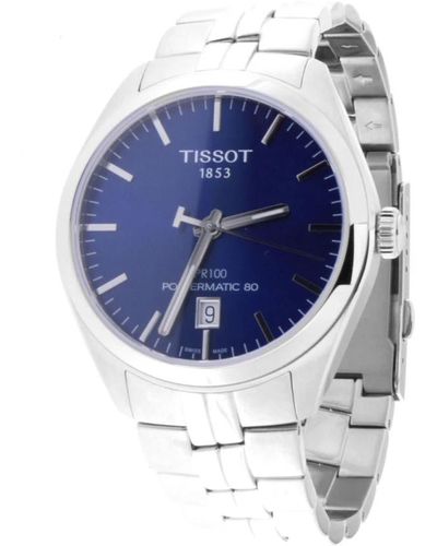 Tissot Uomo - t1014071104100 - men's t101.407.11.04 t-classic pr 100 automatic watch - Blu