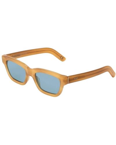 Retrosuperfuture Milano quadratische sonnenbrille blaue gläser - Orange