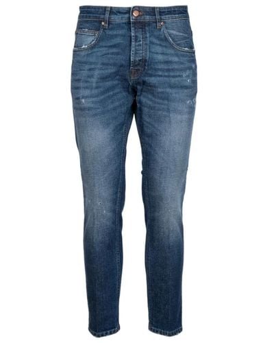 Don The Fuller Jeans in cotone elasticizzato mid - Blu