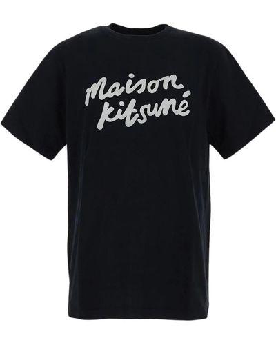 Maison Kitsuné Tops > t-shirts - Noir