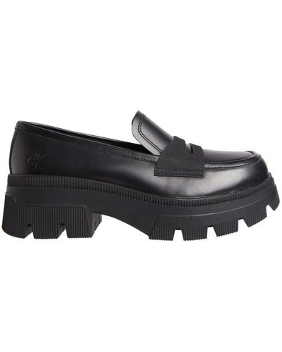 Calvin Klein Chunky combat loafer - negro