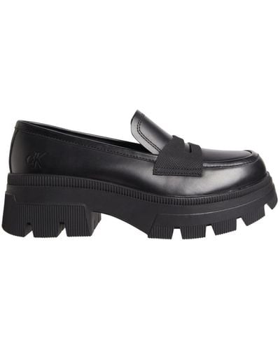 Calvin Klein Chunky combat loafer - schwarz