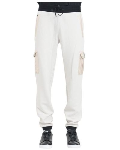 EA7 Trousers > slim-fit trousers - Blanc